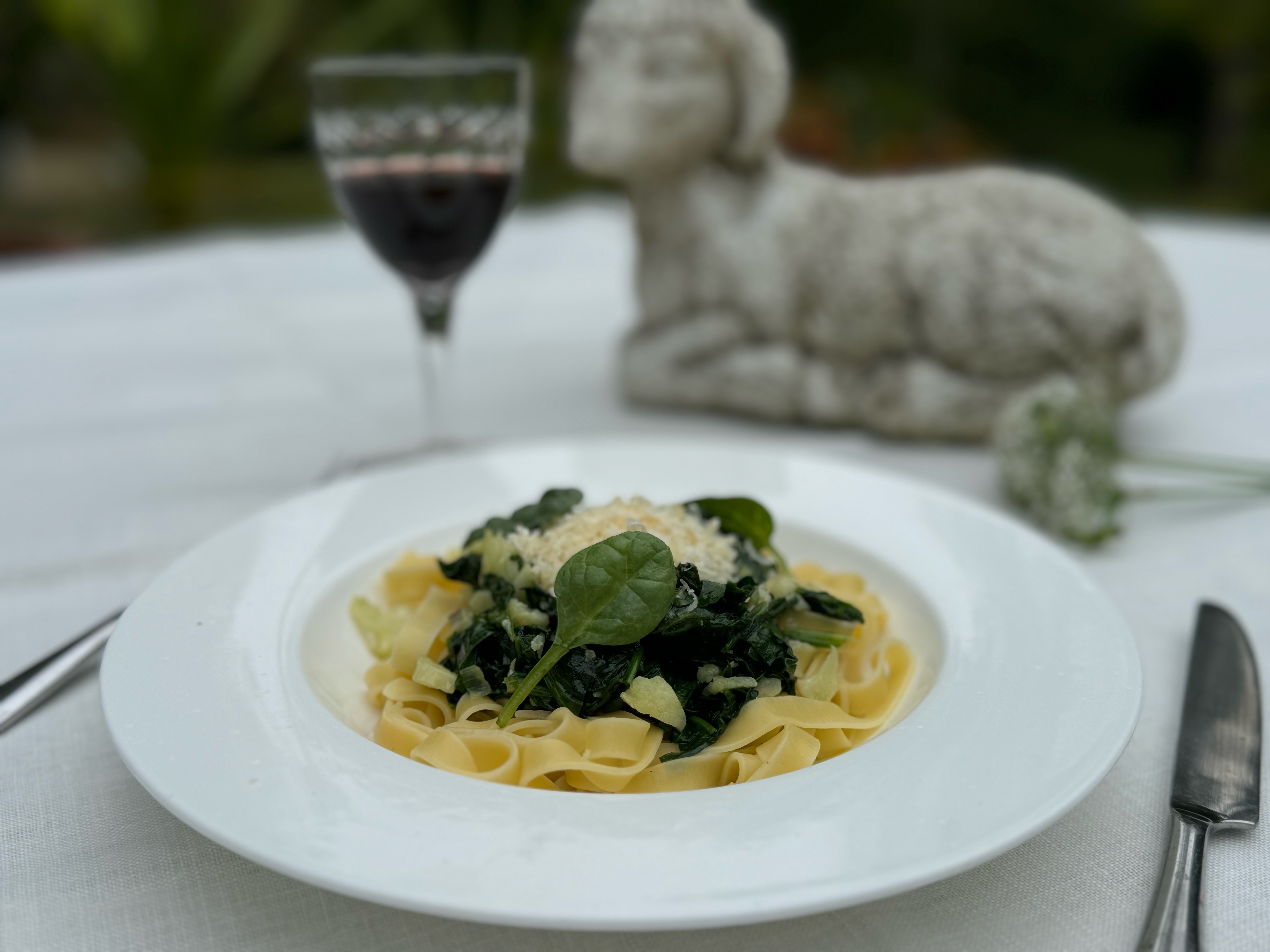 Spinach Pasta Recipe By John Steele