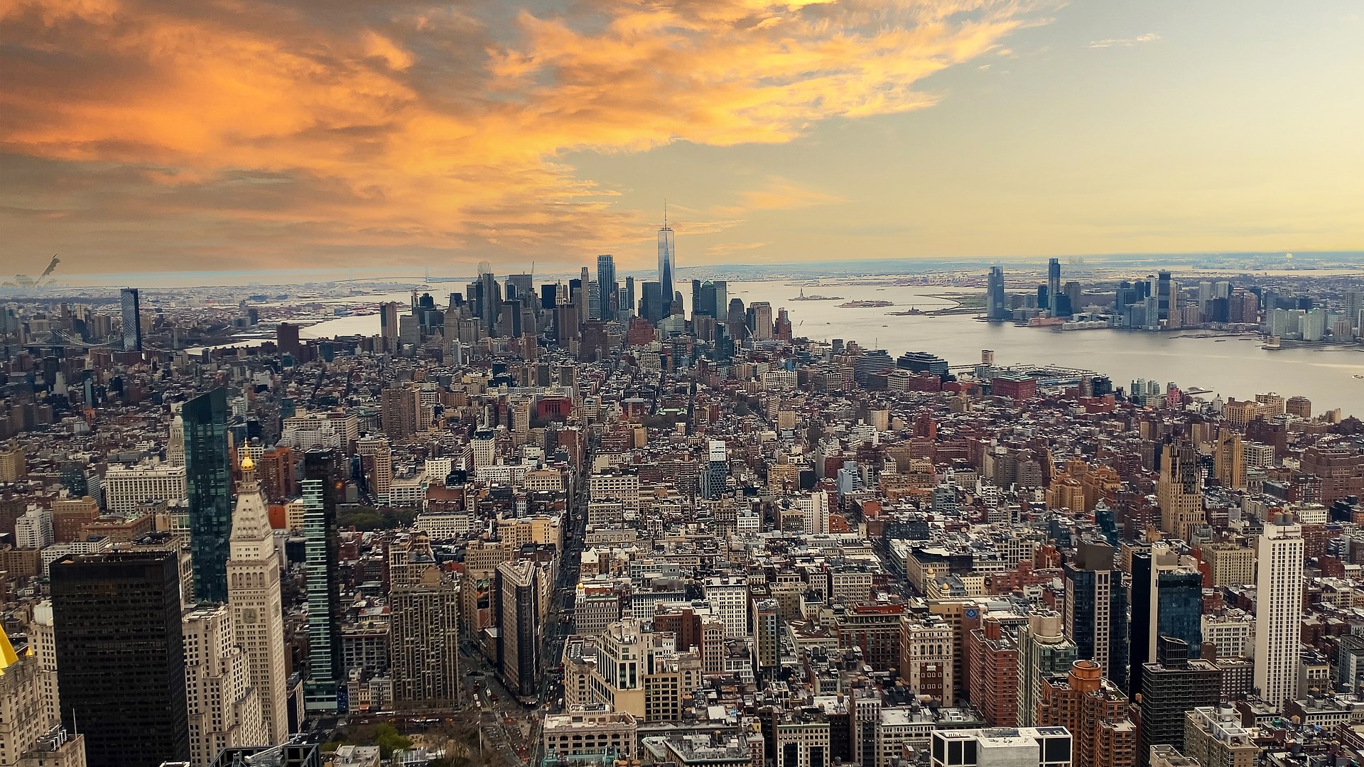 Manhattan Skyline South by Don Ramey Logan World Sensorium Conservancy