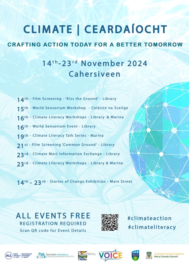 World Sensorium Conservancy Climate Ceardaiocht Festival events itinerary