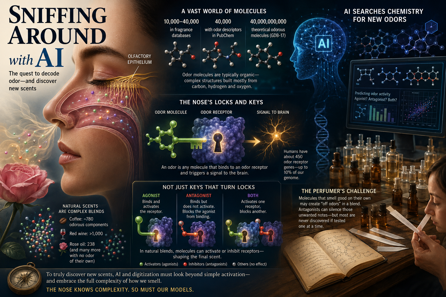 Sniffing Around with AI
The quest to decode odor—and discover new scents
