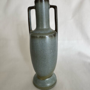 Vintage Small Ceramic Grey-Blue Amphora Vase