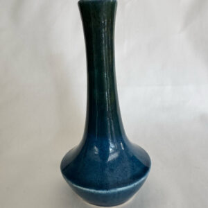 Vintage Small Ceramic Sea Blue Vase