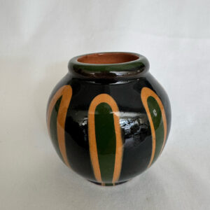 Vintage Small Art Ceramic Glazed Vase