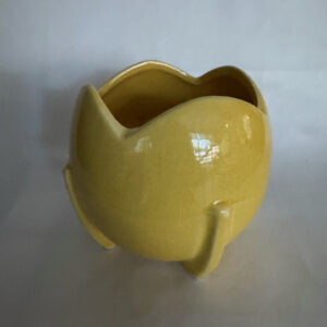 McCoy Pottery Yellow Egg Vase, Vintage