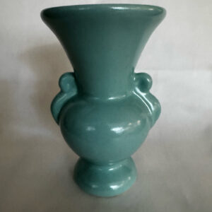 Camark Artware Pottery Matte Blue Vase, Vintage