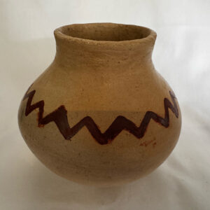 Native American Tan Clay Pot