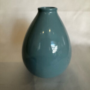 Light Blue Glazed Teardrop Vase